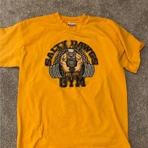 Gym Yellow Graphic Men's T-Shirt